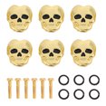 thumbnail image 2 of 6Pcs Tuning Peg , Skull Shape Guitar Tuning Peg Tuners Machine Heads For Folk Electric Guitar, 2 of 8