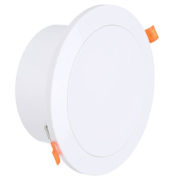 Uxcell Ventilación Redonda de 5 Pulgadas con Resorte, Difusor de Aire Ajustable de Plástico ABS con Malla de Pantalla para Oficina en Casa, Blanco