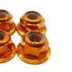 thumbnail image 2 of Vogacara RCGOFFLOW 4 Uds tuerca de neumático duradera y resistente al óxido de aleación de aluminio para tuerca de neumático 1/10 Rc HPI Kits de construcción modelo Dorado, 2 of 6