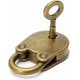 thumbnail image 4 of 3Pcs Mini Bronze Antique Padlock Small Metal Padlock Archaize Style Lock Mini Lock with Key, 4 of 4