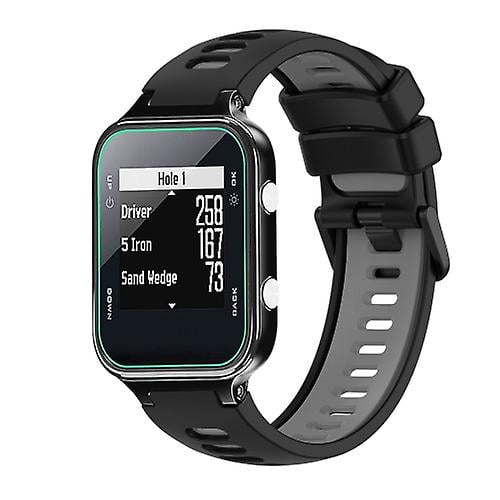 For Garmin Approach S20 Two-color Silicone Watch Band