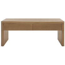 SAFAVIEH Rune Modern Wood Coffee Table with Drawers, Sand