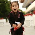 thumbnail image 6 of FLUORY Kids Youth Childrens All Around Brazilian Jiu Jitsu BJJ Gi Text YongQi Embroidery no Belt, 6 of 8