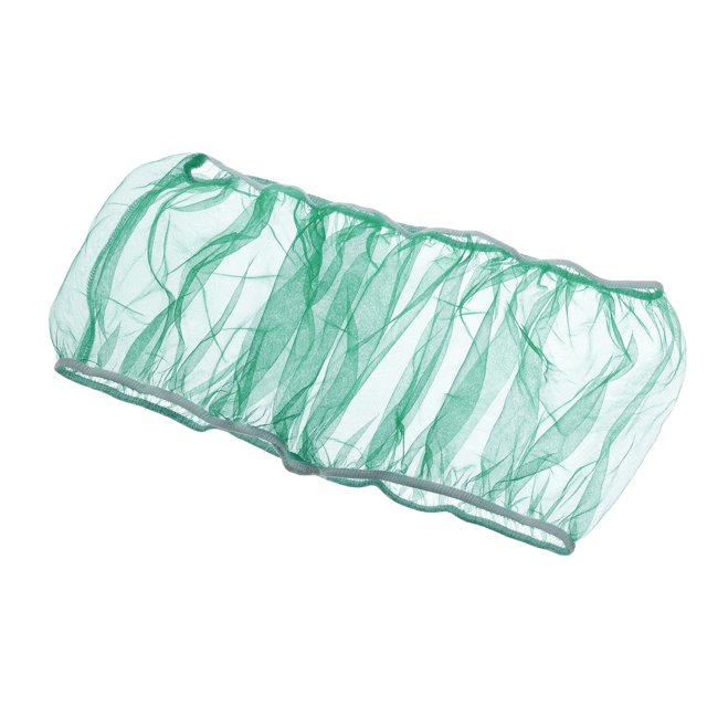 Unique Bargains 33x8' Adjustable Bird Cage Net Cover Feather Catcher Guard Soft Airy Mesh Skirt, Green
