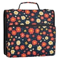 thumbnail image 5 of FORMRS Zipper Binder with Shoulder Strap 2-inch Ring 500 Sheet Capacity File Bag, Red Floral, 5 of 5