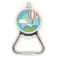 thumbnail image 1 of Hot Air Balloon Sun Cloud Pattern Metal Beer Bottle Cap Opener Duty Stainless Steel, 1 of 3