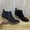 Black, variant on Women's Low-heeled Ankle Boots-Vintage Warm Winter Waterproof Steampunk Boots Women Non Slip Shoes for Women Christmas Womens Boots Clearance