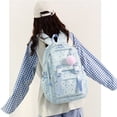 thumbnail image 5 of Resicozy Backpack for Teen Casual Cute Printed Backpack Book Bag Blue, 5 of 8