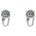 thumbnail image 2 of Bearachild Mosquetón digital Clip Relojes Deporte Gancho Reloj Moda Luminoso Fob Reloj Hombres Brújulas Temperatura Relojes Regalo Type2 NO2, 2 of 6