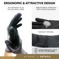 thumbnail image 3 of ATERET 12 Pairs Large Safety Work Gloves I Microfoam Nylon Nitrile Coated Seamless Knit Gloves I Working Gloves for Construction Warehouse Home Improvement, 3 of 5