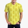 thumbnail image 5 of Wukai Gold Pineapple Men’s Polo Shirts,Quick-Dry Athletic Shirt,Classic Fit Shirts-X-Large, 5 of 8