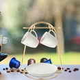 thumbnail image 3 of Luxshiny Soporte De Tazas Y Dorado De Hierro Para Cocina Hogar Organizador Resistente, 3 of 8