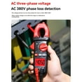 thumbnail image 2 of Graflsoa 600A AC/DC Clamp Multimeter with Temperature, Capacitance, Voltage, and Resistance Measurement - RM99C Digital Multimeter, 2 of 6