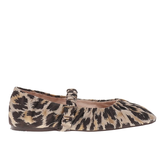 Chinese Laundry Womens Avery Leopard Mary Jane Ballet Flats Casual Shoes