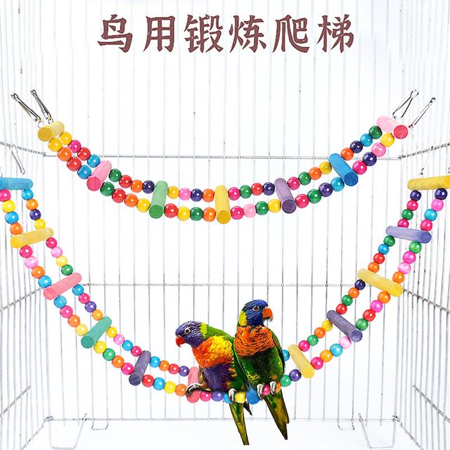 Puente de escalera para pájaros, 28 x 4 pulgadas, tronco y tinte alimentario, para pájaros de tamaño pequeño a mediano, 2 piezas