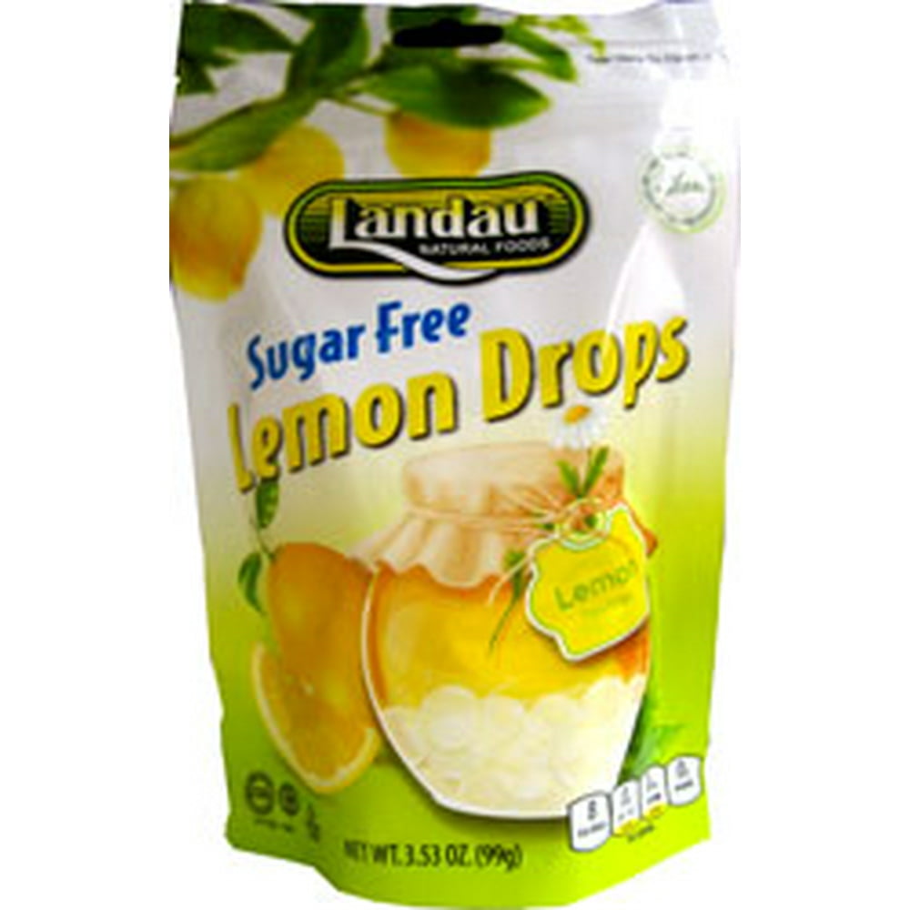 Landau Kosher Sugar Free Lemon Drops 3.53 OZ