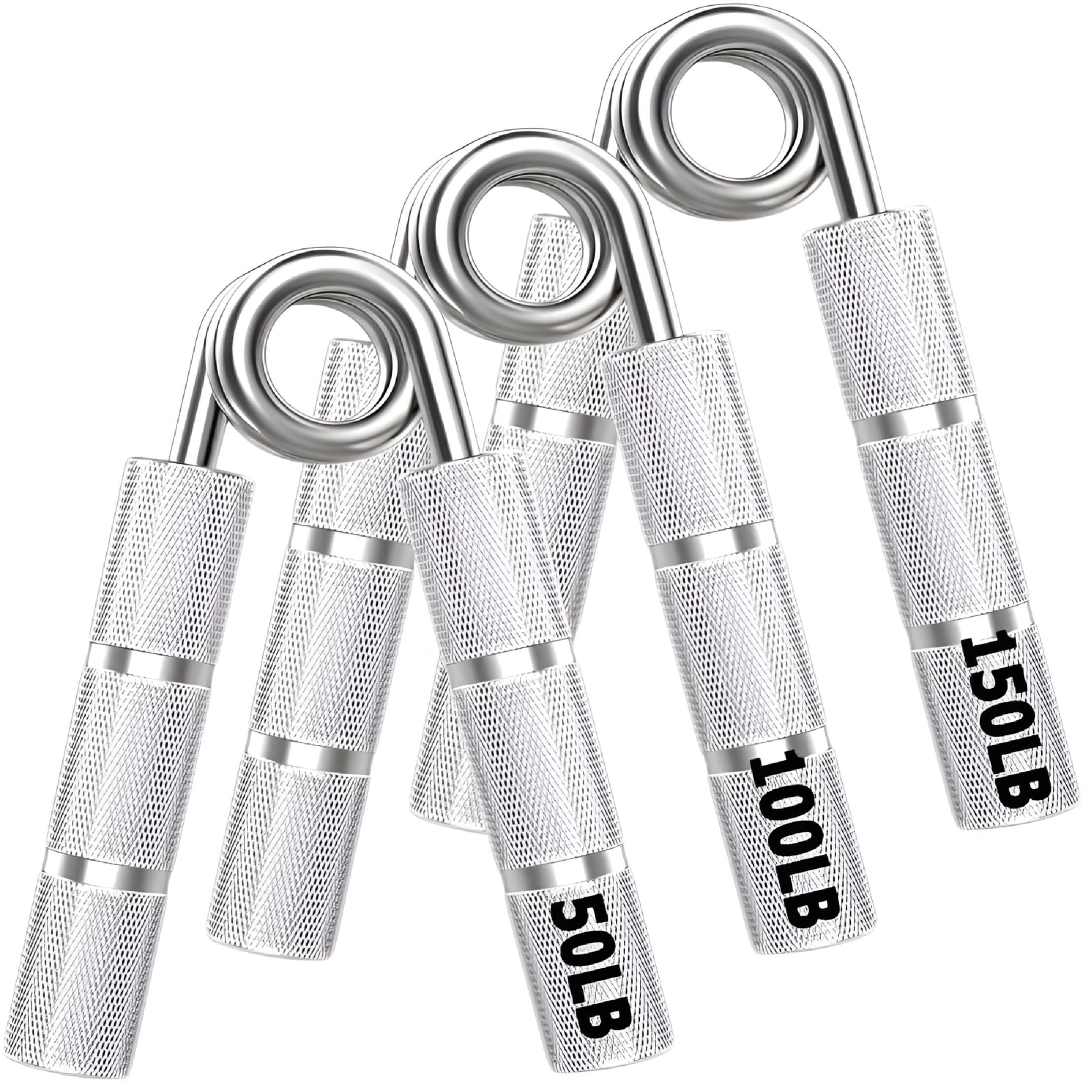 BESTSKY Metal Hand Grip Set,50Lb-400Lb No Slip Heavy-Duty Grip Strengthener,Wrist&Forearm Hand Exerciser,Home Gym,Hand Gripper Grip Strength Trainer