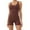 Coffee, variant on Jumpsuits for Women U Neck Strap Tank Rompers One Piece Bodycon Athletic Workout Outfits for Tennis Golf
