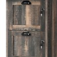 thumbnail image 5 of ModFusion 4-Drawer File Cabinet, Lock, Adjustable Document Divider, File Storage, Tall Wooden Organizer, Rustic Charcoal Oak Gray, 5 of 10