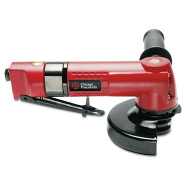 Chicago Pneumatic Angle Grinders, 4" Wheel Dia, 12,000 rpm Free Speed