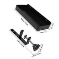 thumbnail image 2 of FUTUREORYY Pegboard Tool Organizer 1 Set Black Metal Storage Box for Durability, 2 of 8