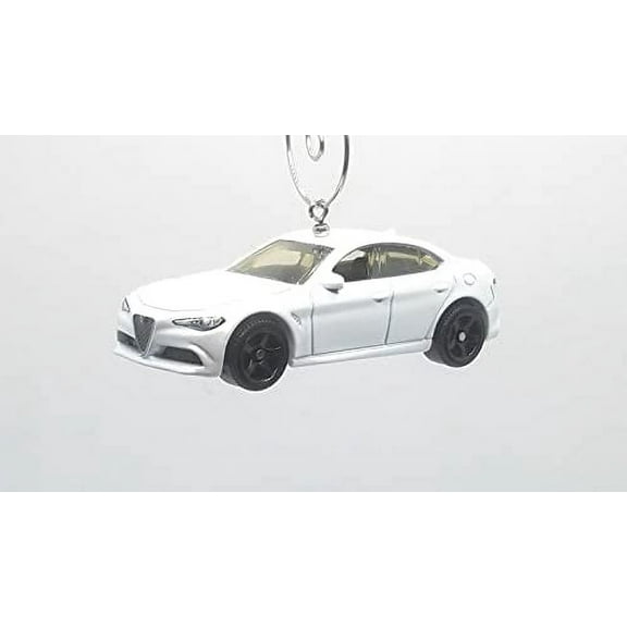 Christmas Ornament for 2016 Alfa Romeo Giulia White