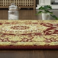thumbnail image 4 of BEKAY Living Room Area Rug, 8x10ft Persian Doormat Vintage Floral Front Door Mat Indoor Entrance Kitchen Rug Tribal Accent Mat Non-Slip Door Mat Non-Shedding Rug, 4 of 6