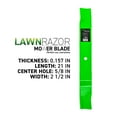 thumbnail image 2 of LawnRAZOR Blade for Ariens Gravely ZT XL 60-inch Deck 04965000 High Lift 3 Pack 810-CBL2697D, 2 of 6