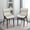 Khaki + Dark Brown, variant on bokifol Dining Chairs Set of 2,Modern PU Leather Kitchen Side Chairs,Farmhouse Dining Room Chair