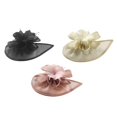 thumbnail image 1 of 3 uds sombrero de malla de s cóctel fiesta de té Derby de Negro Rosa Yuyangstore sombrero tocado, 1 of 8