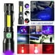 thumbnail image 1 of Linternas LED recargables de alta potencia, 7 modos, cable USB, IPX6, potente luz de mano para acampar., 1 of 6