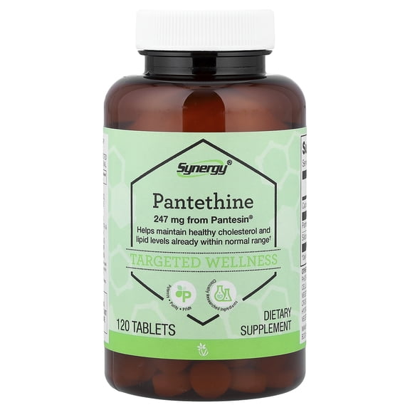 Vitacost Synergy®, Pantethine, 120 Tablets