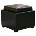 thumbnail image 1 of Pouf de Rangement Tate en Noir, 1 of 1