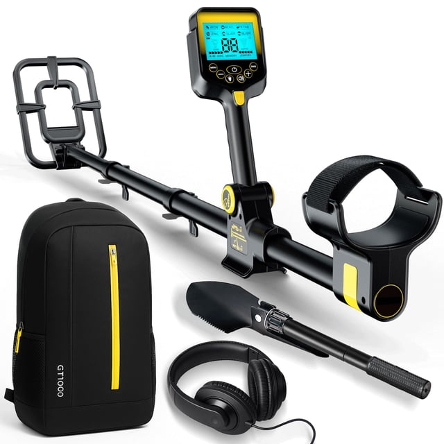 Detector de Metales Profesional OKESAM Impermeable con Bobina de 10" y Batería de 2000mAh