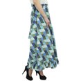 thumbnail image 4 of Phagun Jupe Portefeuille à Volants en Coton avec Ceinture Imprimée Multicolore pour Femmes, 4 of 6