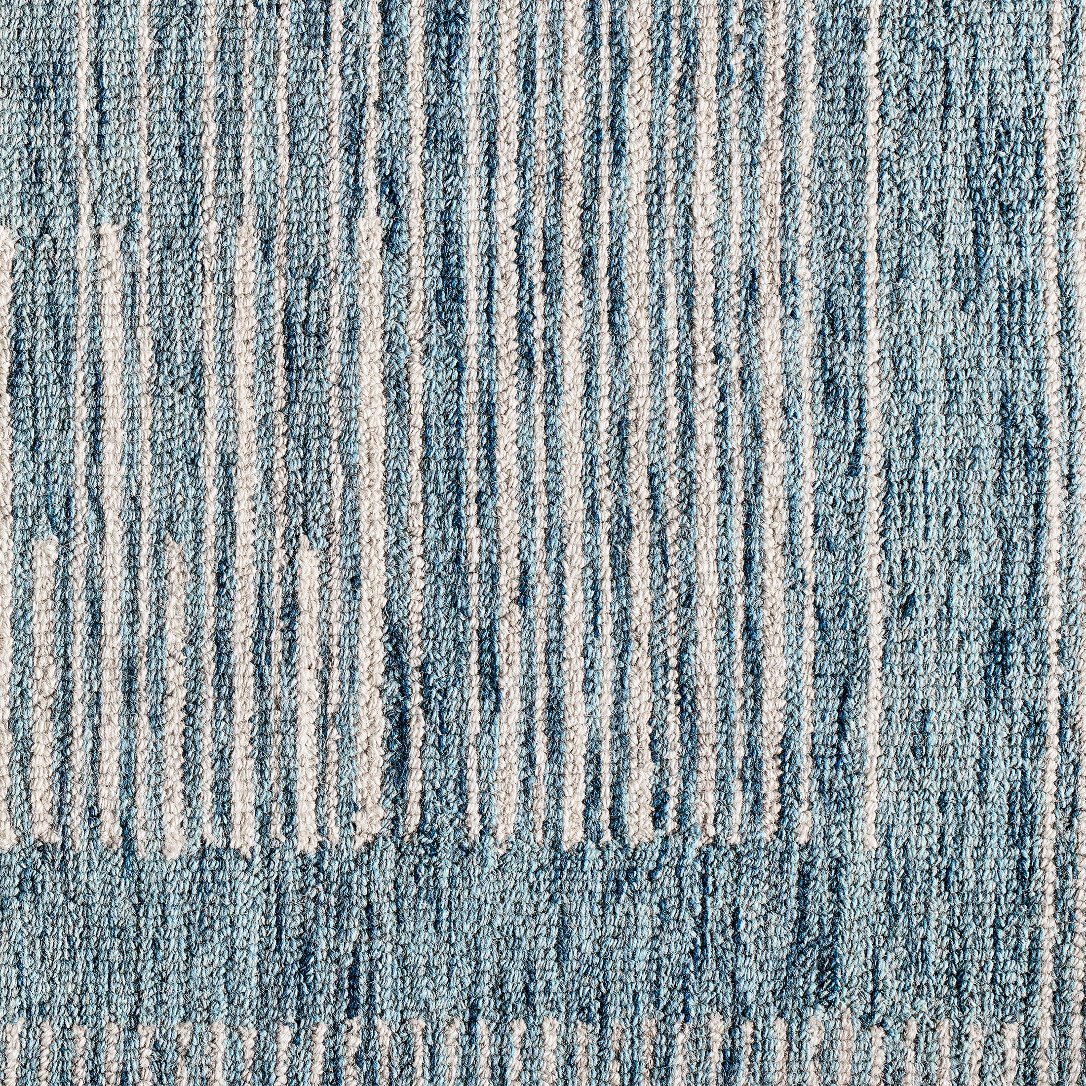 Better Homes & Gardens Blue Abstract Wool Blend Indoor Area Rug, 5' x 7'