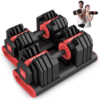 XMark 50 lb. Adjustable Dumbbell-Pair - Walmart.com