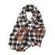 thumbnail image 1 of Bufanda de invierno a cuadros para mujer, cálida y acogedora, chal de gran tamaño, capa, bufandas de moda, chal largo, grueso y cálido para invierno, 1 of 5