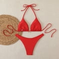 thumbnail image 7 of Awdenio Bikini Sets for Women High Waist Shell Decoration Bathing Suit Halter Summer Swimsuit Bikini Set, 7 of 7