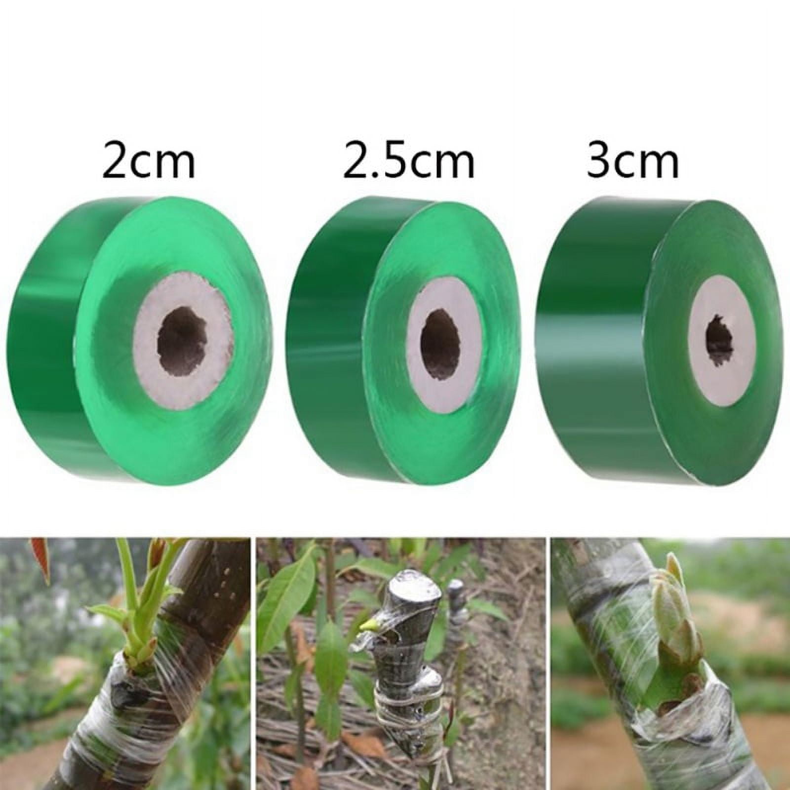 Pengxiaomei 2 pcs Grafting Tape, Stretchable Garden Grafting Tape Plants  Repair Tapes Clear Floristry Film for Floral Fruit Tree and Poly Budding  Tape