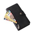 thumbnail image 5 of Case for Google Pixel 4 Magnetic Leather Zipper Wallet Cover Card Holder, 5 of 5