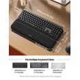 thumbnail image 3 of Vaydeer Wrist Rest with Keyboard Stand, Computer Wrist Support Pad, Ergonomic Keyboard Riser Holder Lifter Tray with Wrist Pad, Soft Memory Foam Desk, 3 of 7