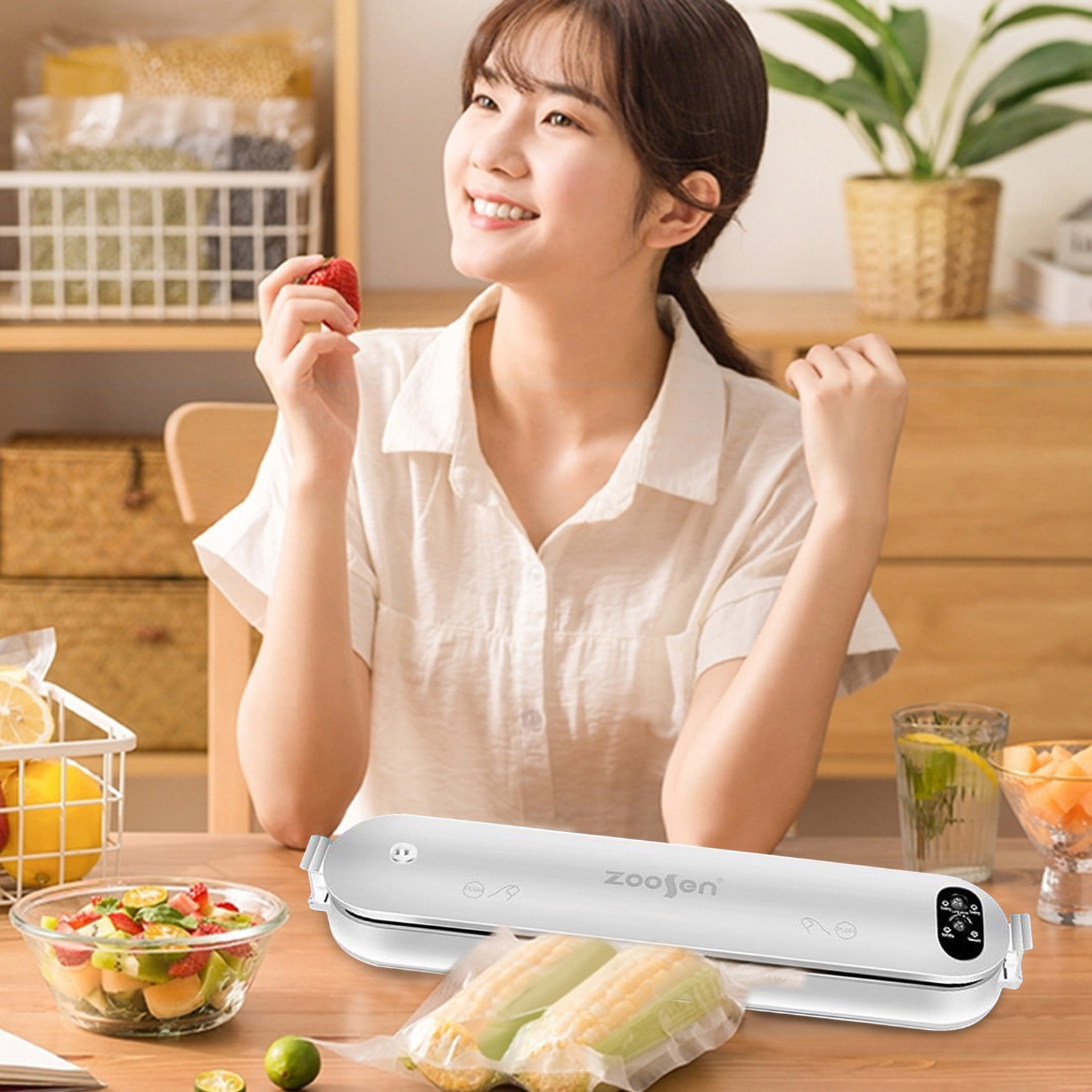 Household Vacuum Sealer, 60kpa Suction Power 3 Sealing Working Modes