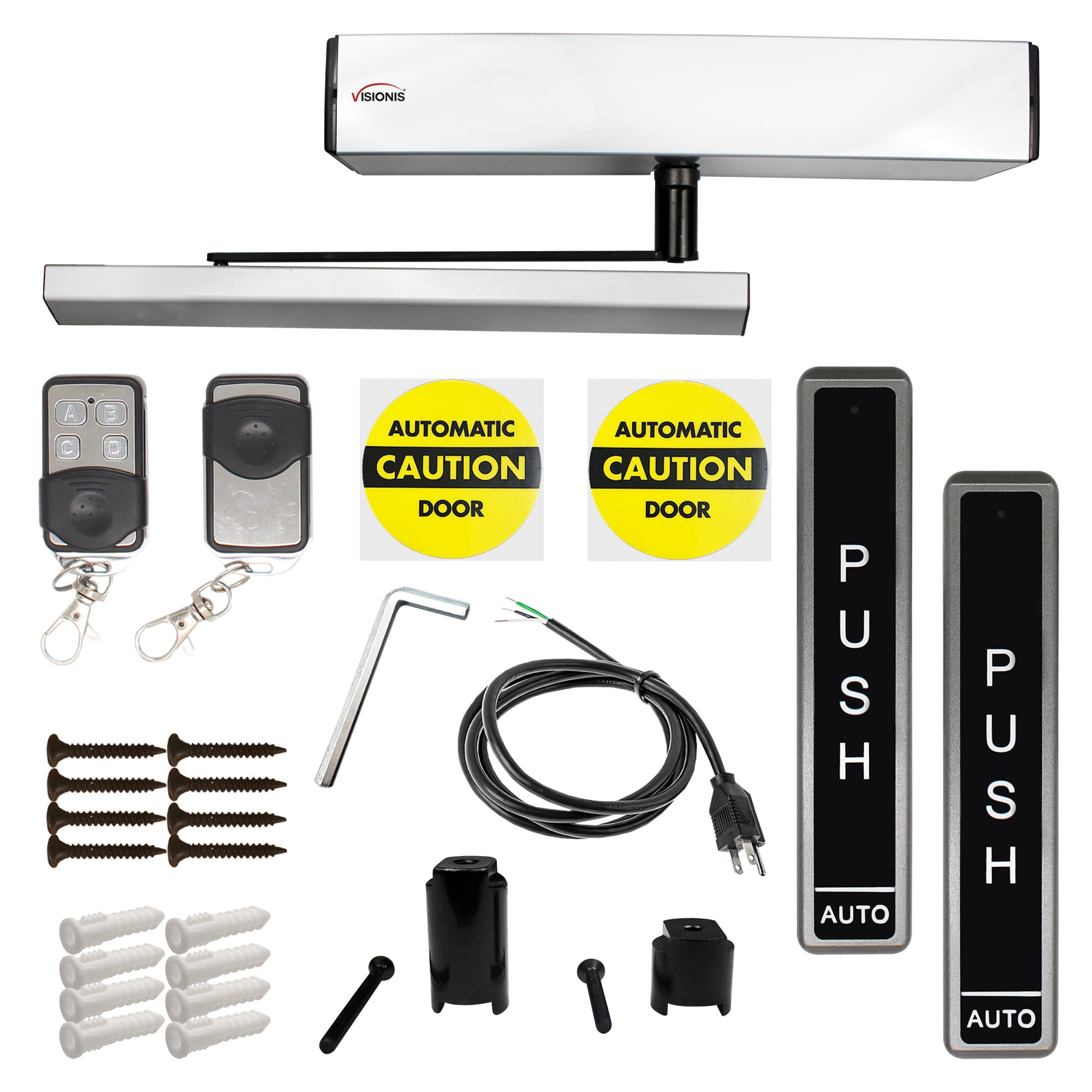 Visionis FPC7365B 100V Slim Electric Automatic Door Opener + Closer
