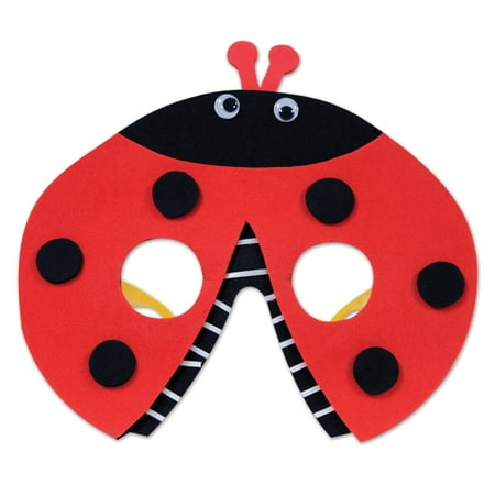 - Ladybug Party Plastic and Foam Character Glasses (1 ct)
