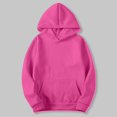 thumbnail image 4 of Hoodies For Women Oversized Fleece Sweatshirts Long Sleeve Casual Hooded Basic Pullover 2024 Fall Outfits Sweater, 4 of 7