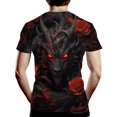 thumbnail image 2 of Men's Novelty Dragon T-Shirts 3D Printed Dragon Short Sleeve Tshirts Casual Summer Tee Top, 2 of 6