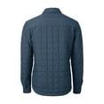 thumbnail image 3 of Men's Cutter & Buck  Anthracite Los Angeles Rams  Rainier PrimaLoft Eco Insulated Quilted Full-Snap Shacket, 3 of 3