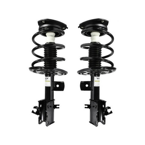 Front Strut and Coil Spring Assembly 2 Piece Kit - Compatible with 2007 - 2012 Nissan Altima 3.5L V6 (Excludes 4-Cylinder Engine and Hybrid Models) 2008 2009 2010 2011
