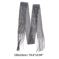 thumbnail image 4 of Unique Bargains 1 Pc Scarf Animal Print Neck Scarf Gray, 4 of 5